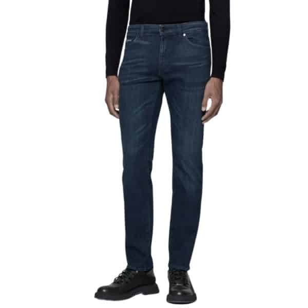 BOSS CASHMERE TAILORED JEAN MID WASH