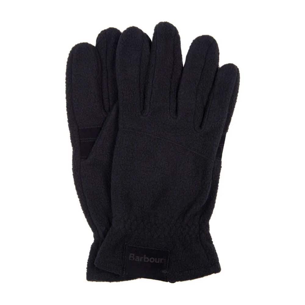 Barbour gloves fleece charcoal