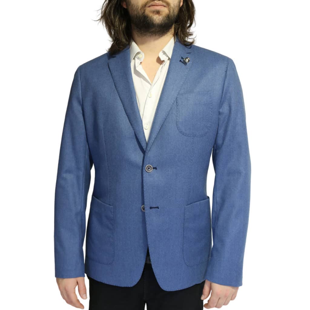 British Indigo Blue jacket front