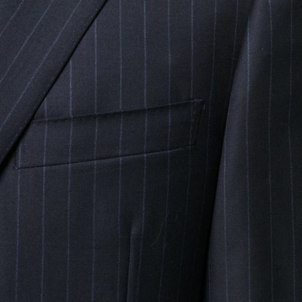 CANALI NAVY PINSTRIPE SUIT 1