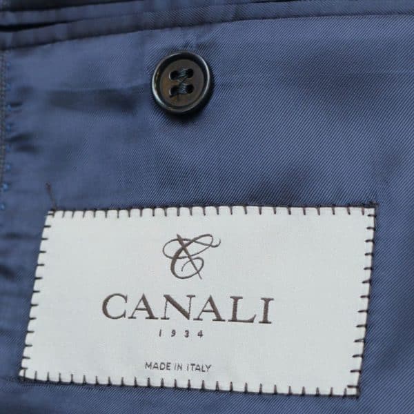 CANALI NAVY WOOL CASHMERE OVERCOAT 2