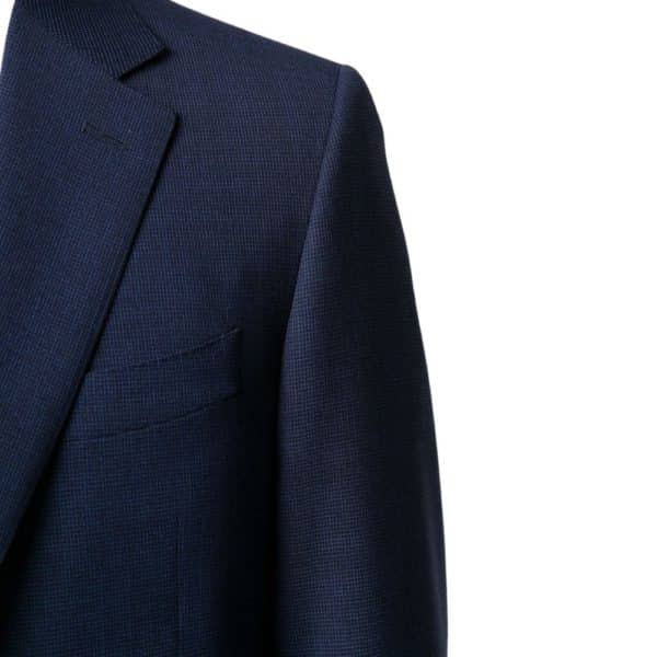 CANALI PURE WOOL MICRO CHECK IN ROYAL BLUE2