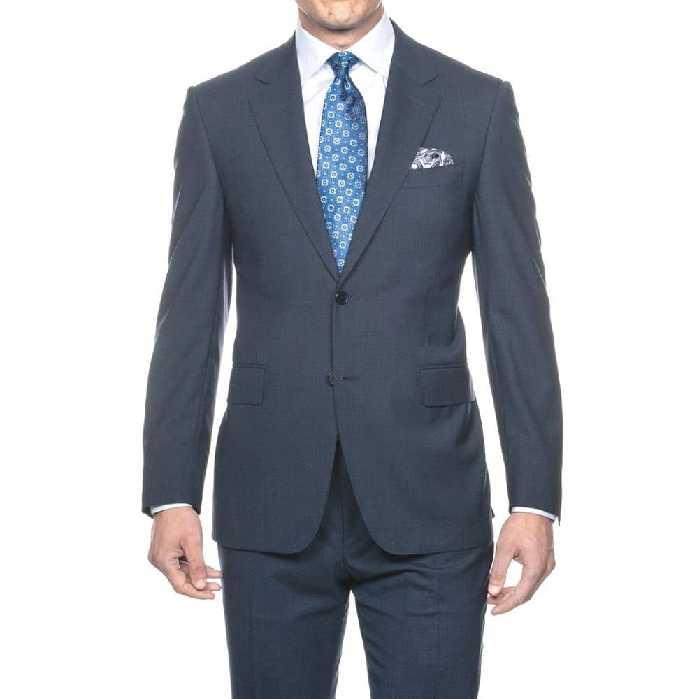 CANALI SUIT MICRO DETAIL MID BLUE