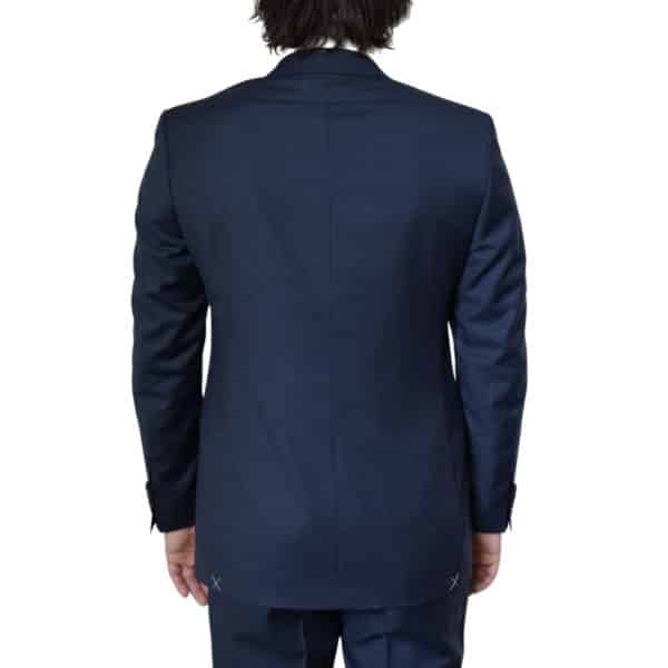 Canali Pure Wool Pick Pick Navy Blue Suit 2