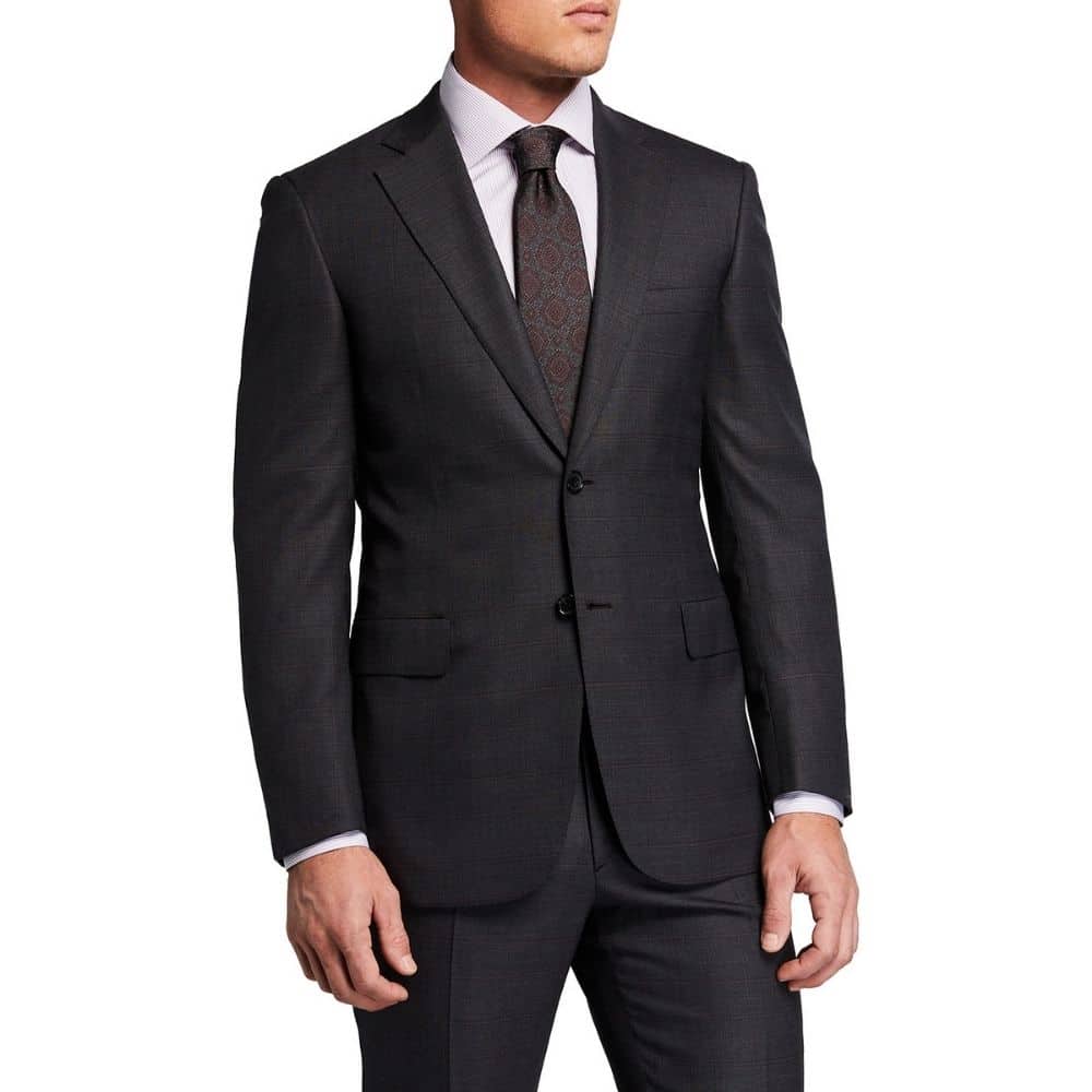 Canali charcoal suit