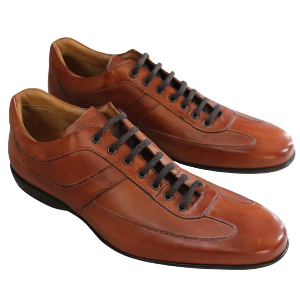 Carlos santos leather trainers