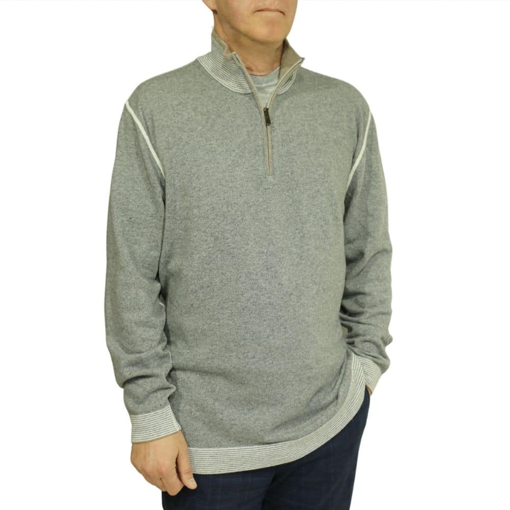 Codice Sweater half zip grey 4