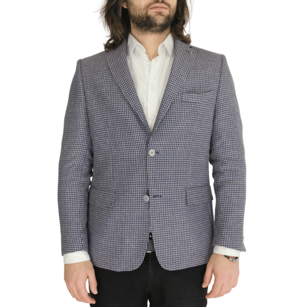 Common Sense blazer jacket houndsooth front