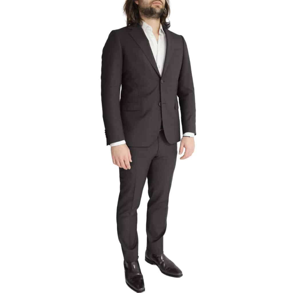 Eduard Dressler charcoal suit side