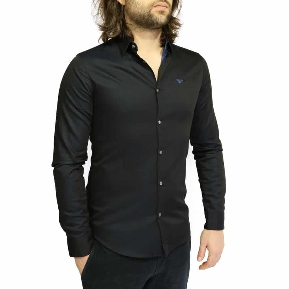 Introducir 52+ imagen mens armani shirt