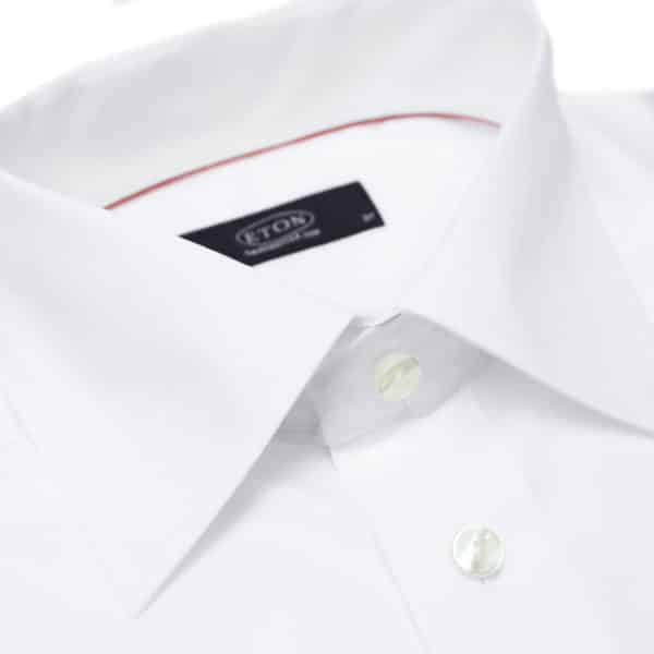 Eton shirt french round cuff classic white collar