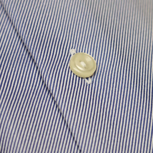 Eton shirt textured twill navy fabric