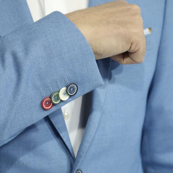 Giordano blue blazer jacket button details