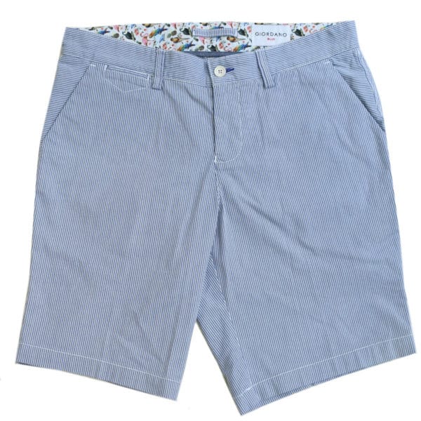 Giordano striped blue shorts