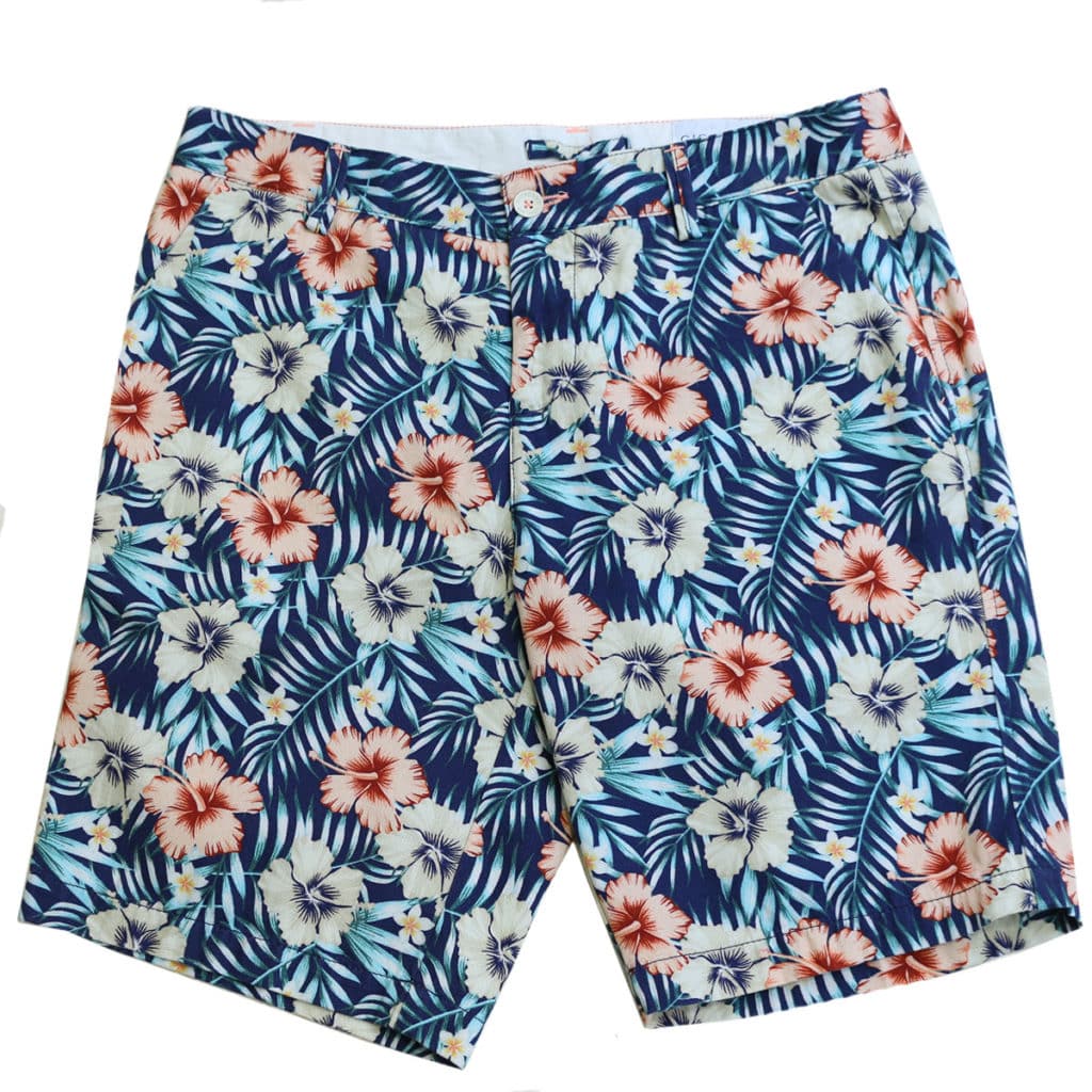 Giordano tropical shorts navy