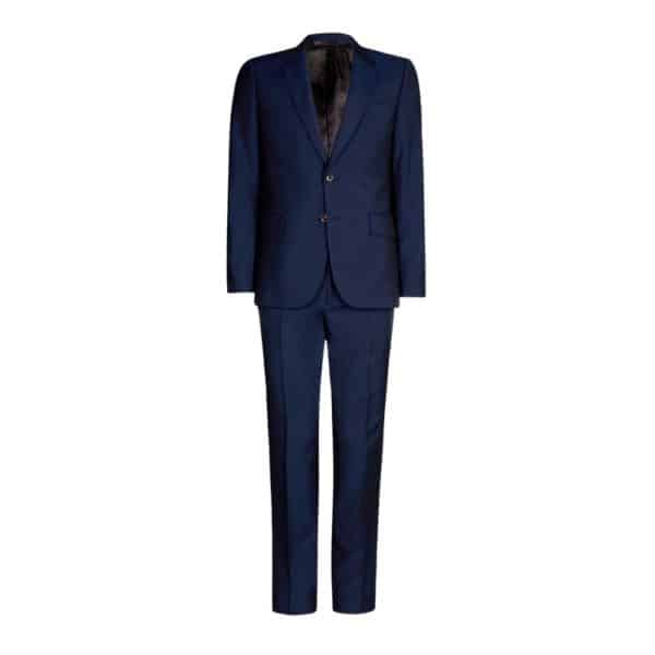 Paul Smith Mens Slim Fit dark blue Wool Mohair Suit back