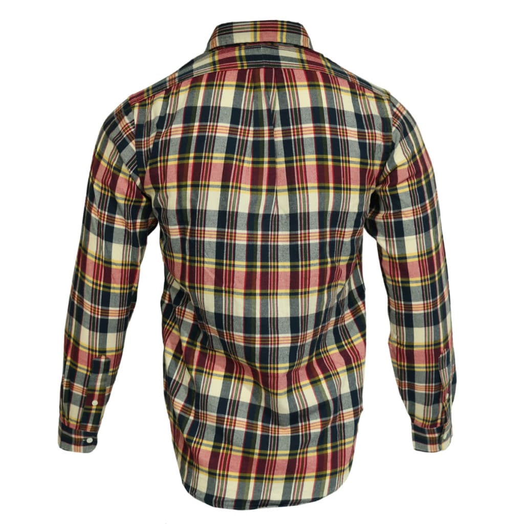 Polo Ralph Lauren red check polo shirt back