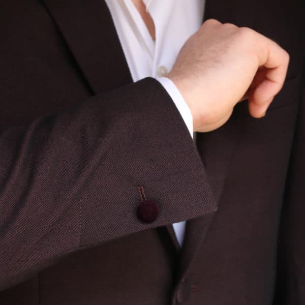 Without Prejudice Burgundy jacket button
