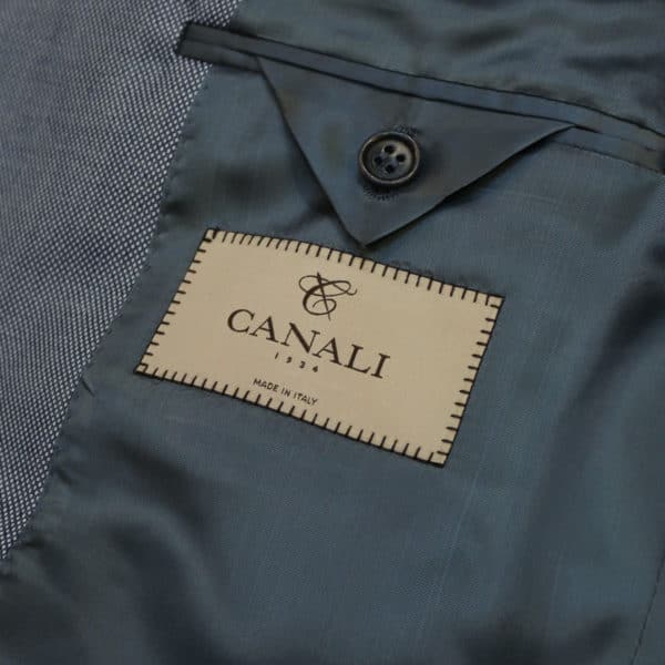 canali suit blue lining