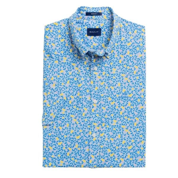gant Lemonade Print short Sleeve shirt front