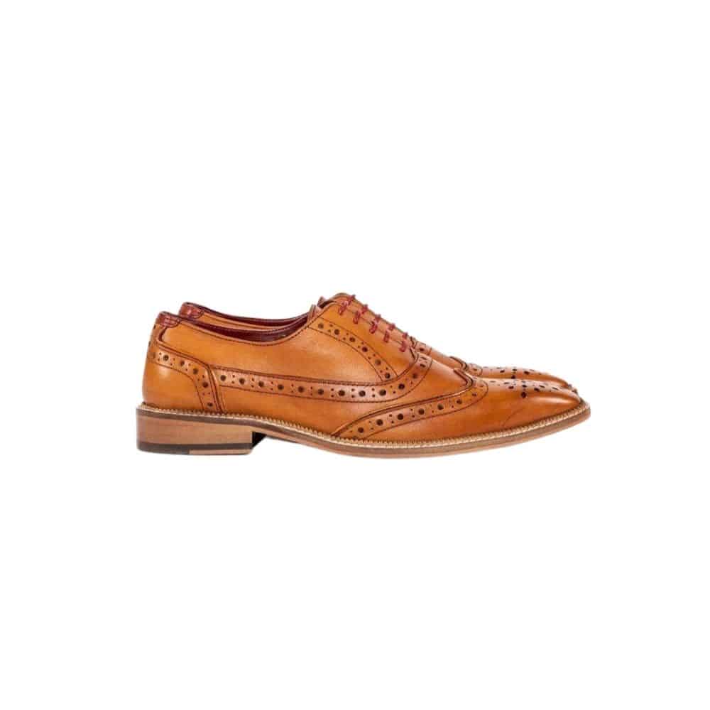marc darcy tan shoe side