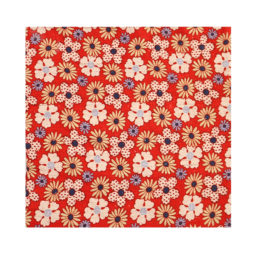 Amanda Christensen pocket square flower print red main