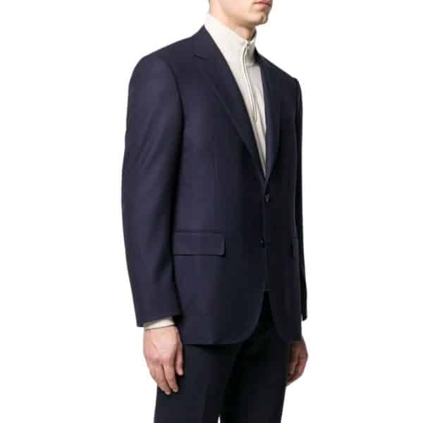 Canali classic wool smart jacket side view
