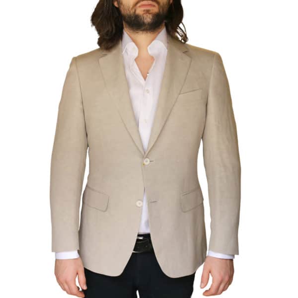 Canali jacket beige front2