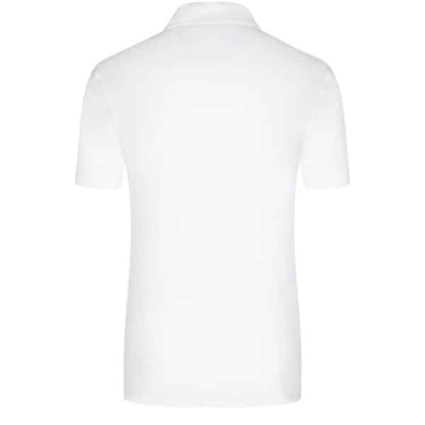 Fynch Hatton Polo shirt in white Rear