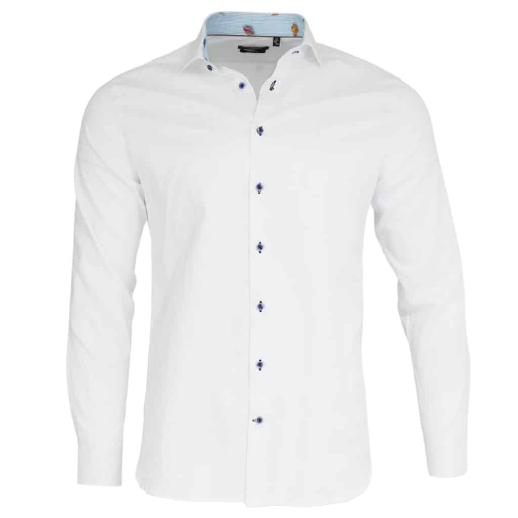 Giordano white shirt stripe pattern