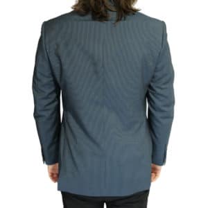 Vitale Barberis jacket stripe charcoal back