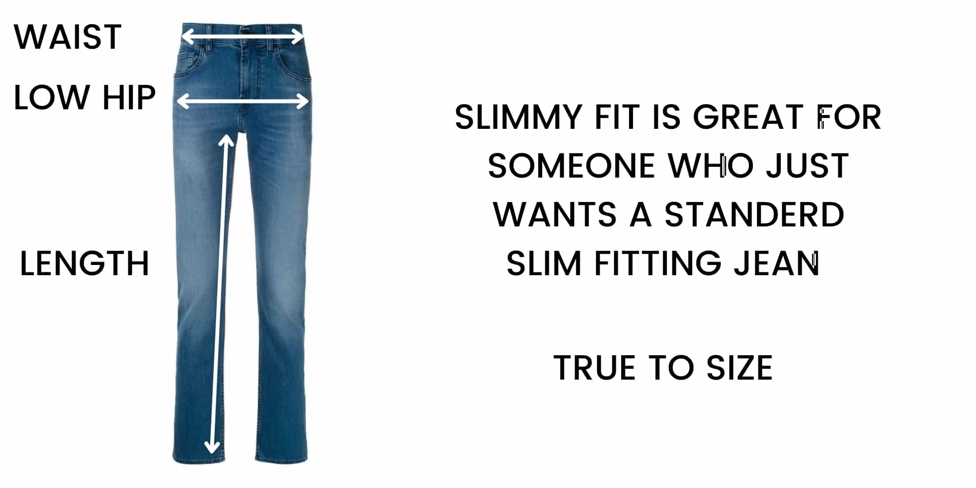 7 FOR ALL MANKIND SLIMMY SIZE CHART