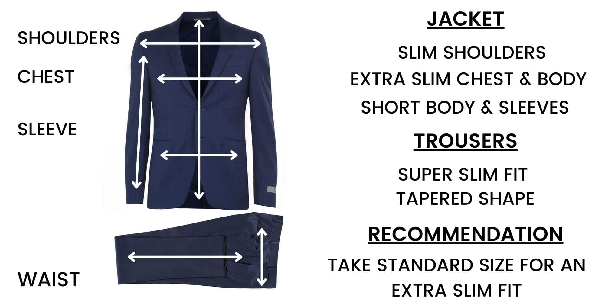 Canali Suit Size Guide - Kei Fit
