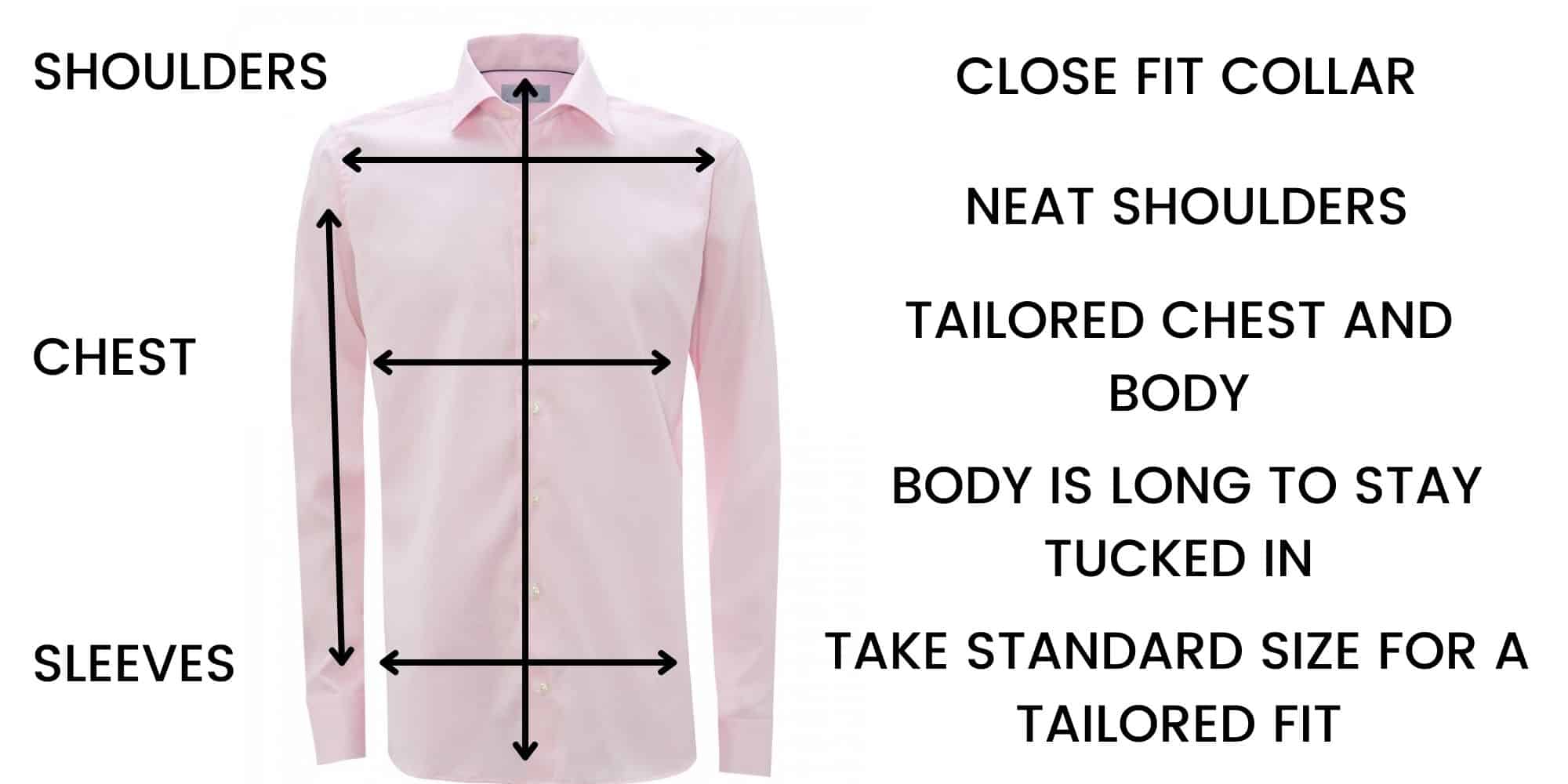 Eton Shirts Contemporary Fit Size Chart