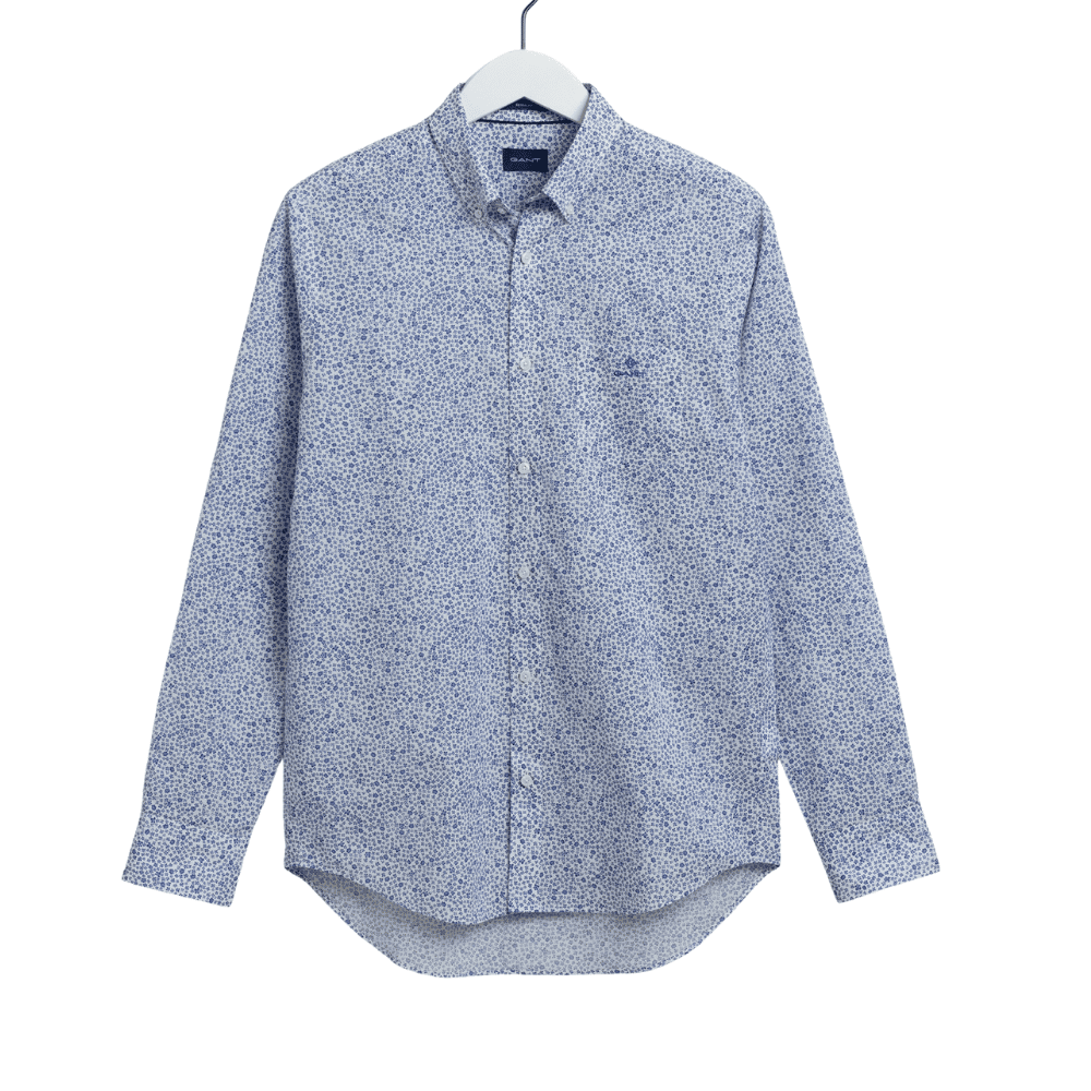 GANT Flower Print Shirt Eggshell Front
