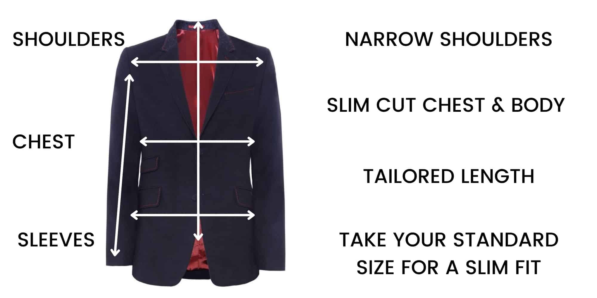 Holland Esquire Jacket Size Guide