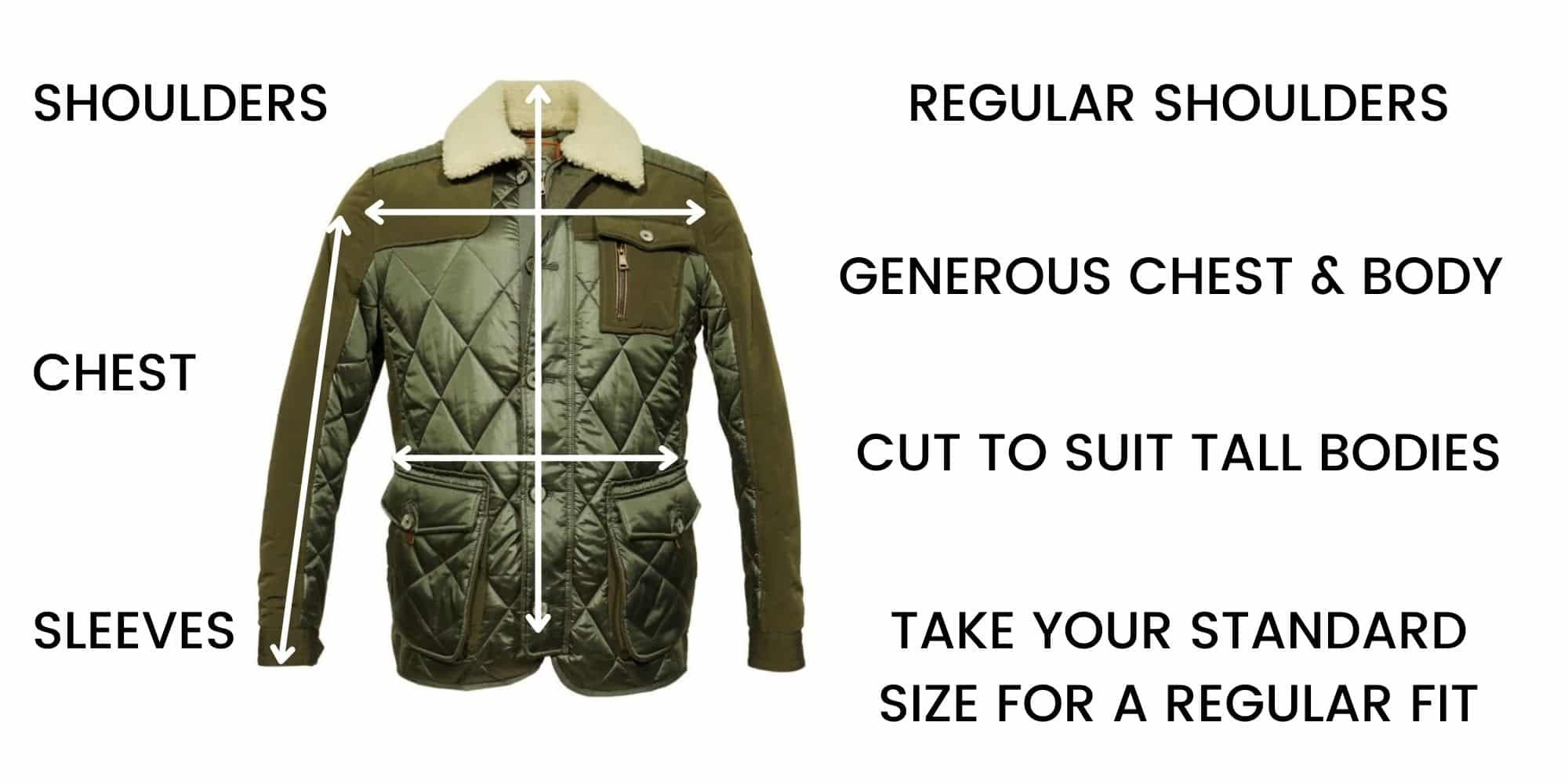 Handstitch Casual Jackets Size Chart
