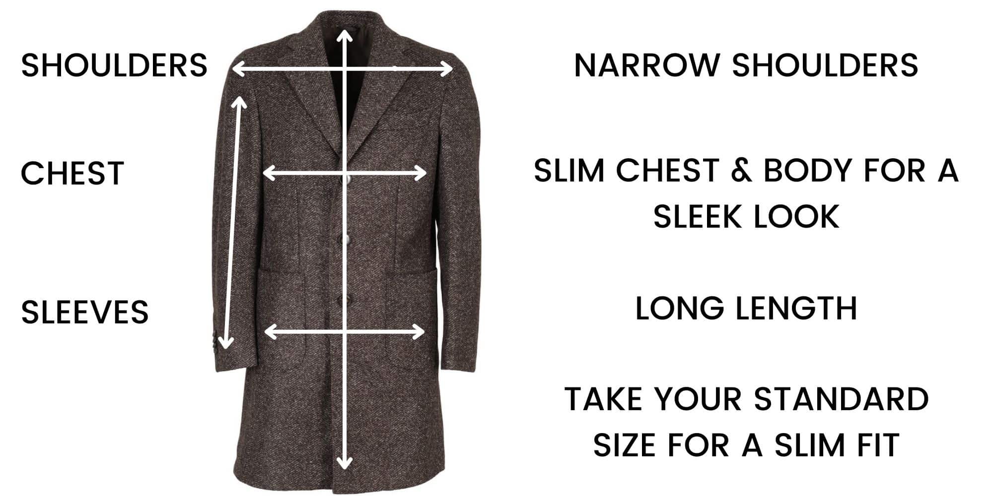 Lubiam Overcoat Size Guide