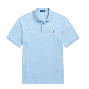 POLO RALPH LAUREN Slim Fit Soft Cotton Polo Shirt in Blue