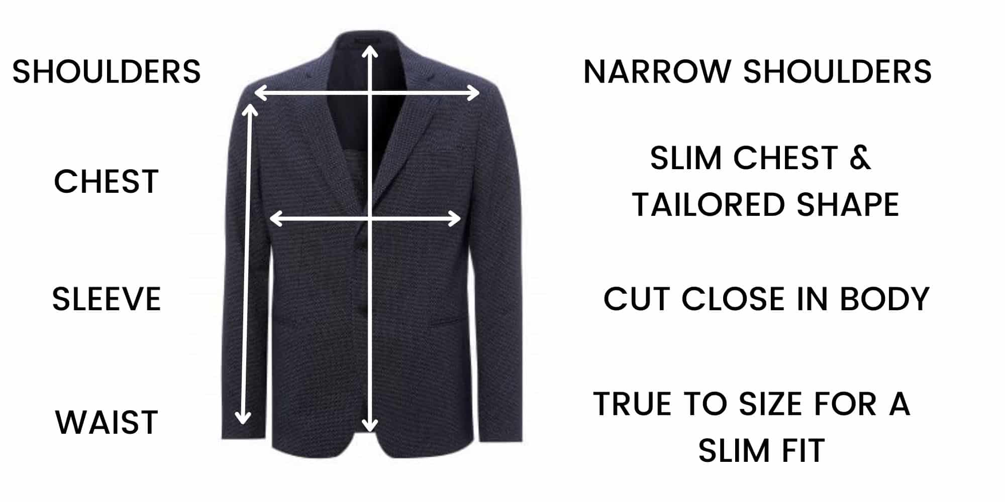 Emporio Armani Smart Jacket Size Guide