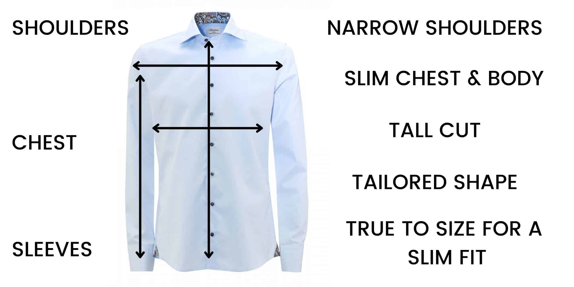 Stenstroms Shirts Size Chart
