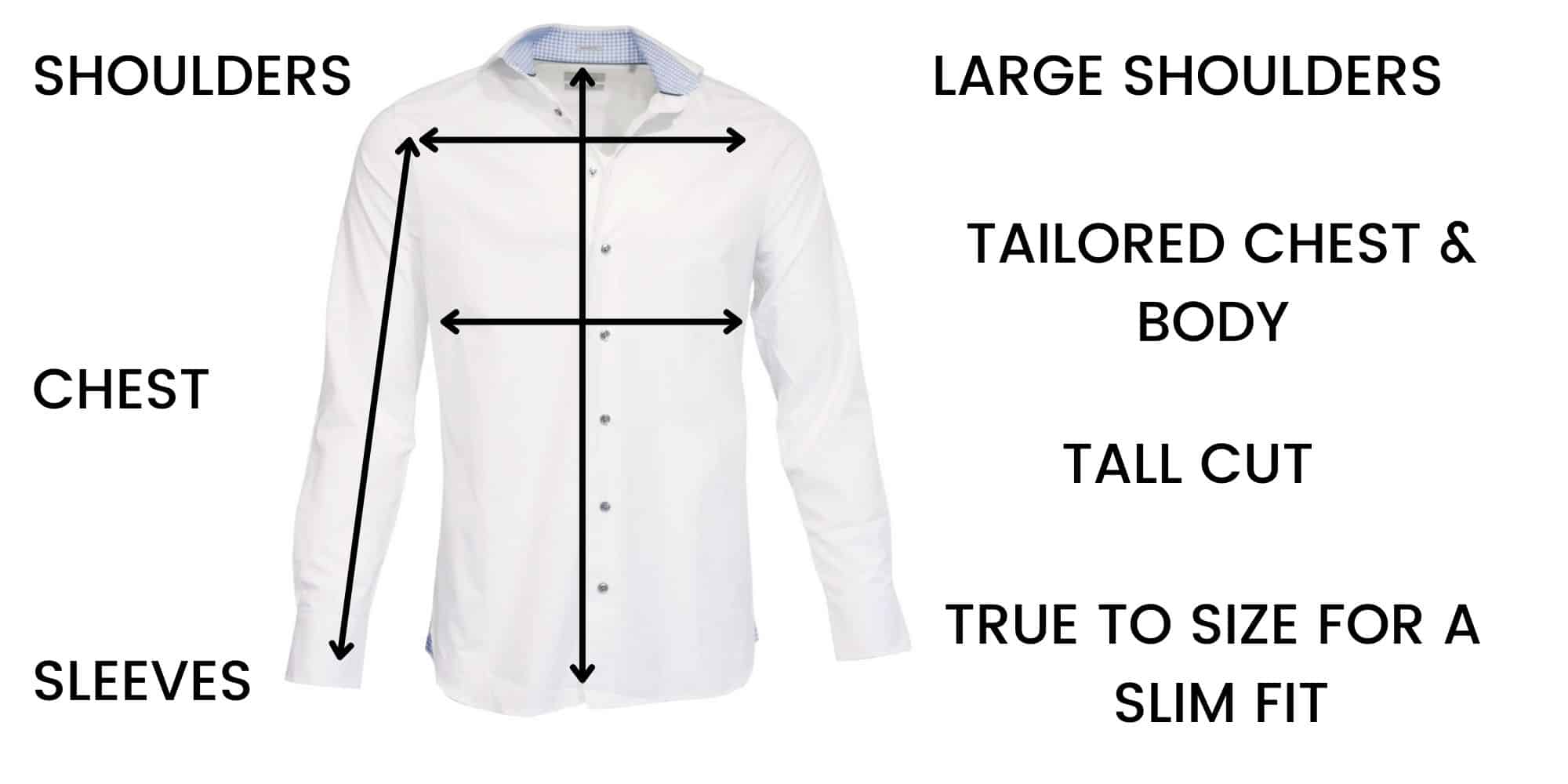 Thomas Maine Shirts Size Chart