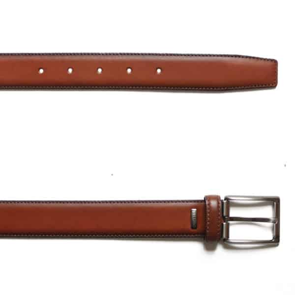 MIGUEL BELLIDO SMOOTH LEATHER TAN BELT1