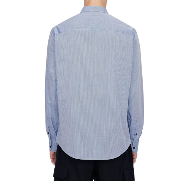AX Blue Yarn Shirt Rear