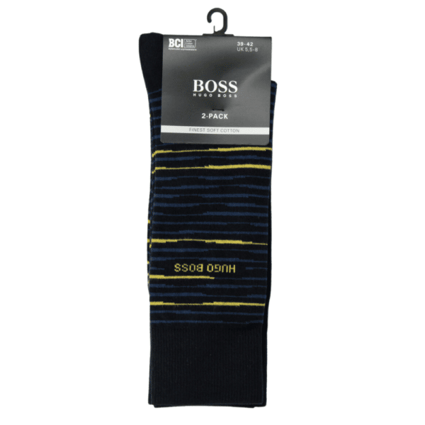 BOSS 2 sock pack black yellow f