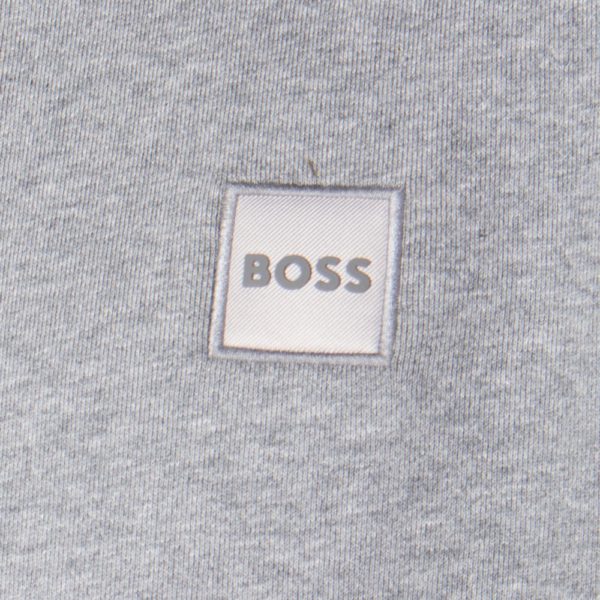 BOSS Zetrust Grey Half Zip Logo