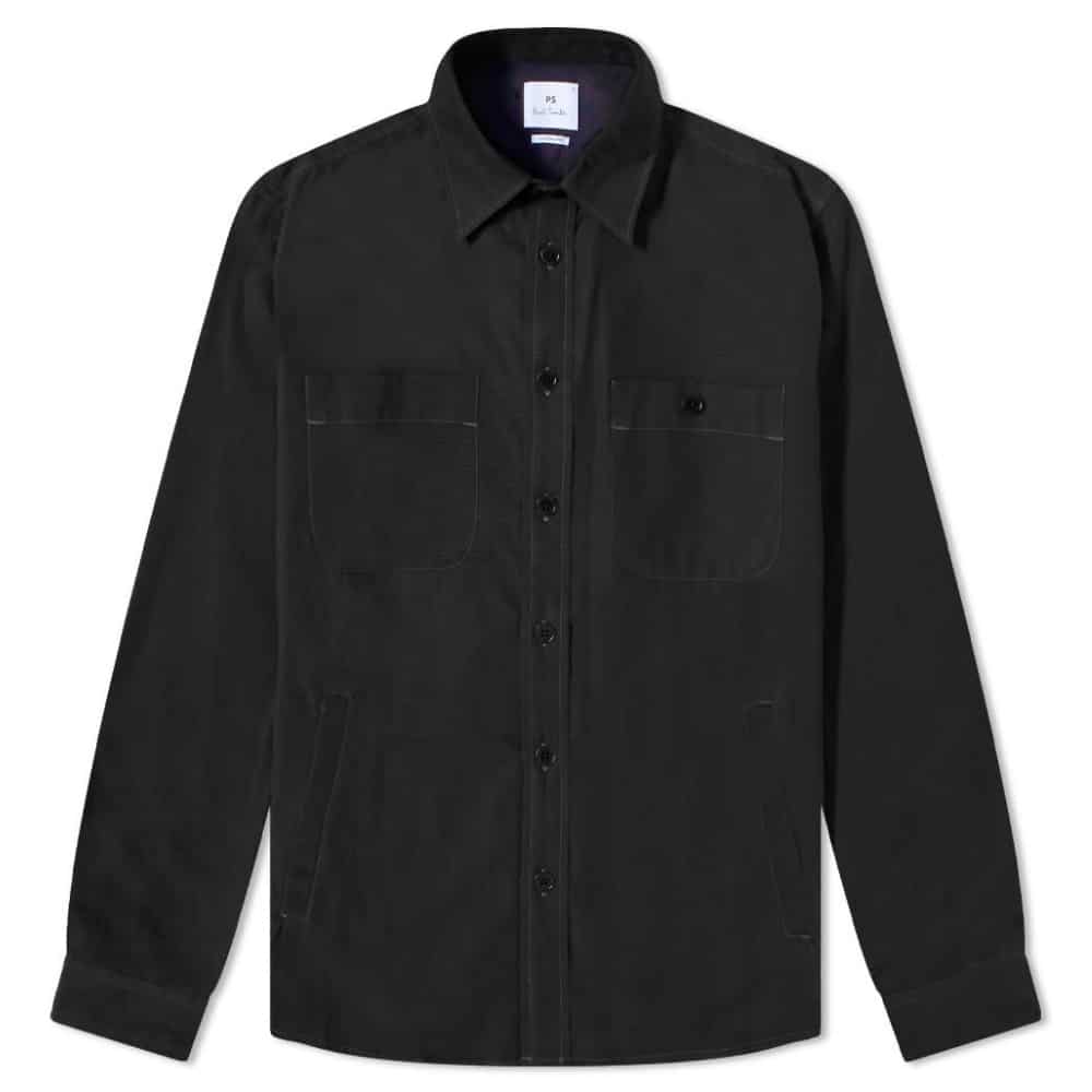 PS Black Overshirt Front