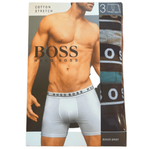 BOSS 3-PACK COTTON BOXER BREIF | Menswear Online