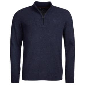 BARBOUR TISBURY NAVY HALF ZIP
