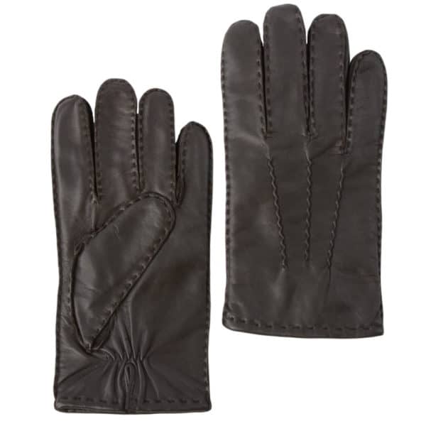⁯ Brown Leather Gloves 710